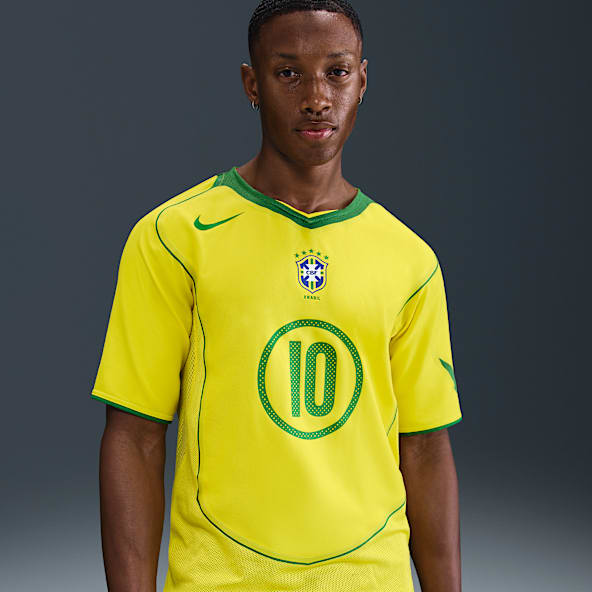 Ronaldinho Brésil 2004 Total 90 Reissue Maillot Replica Nike Football pour homme