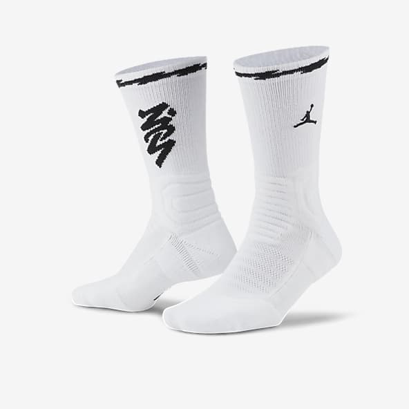 white jordan socks