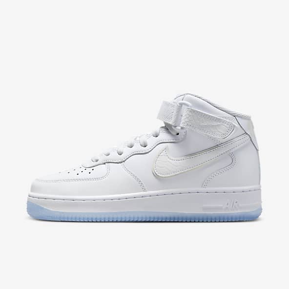 Nike Air Force 1 Mid GS White Black Pink FD0866-100 