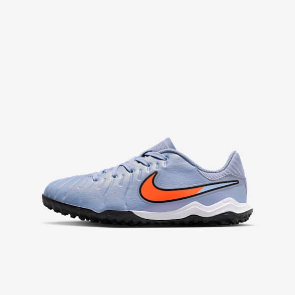 Nike Jr. Tiempo Legend 10 Academy Tacos de fútbol para pasto sintético (turf) de corte low para niños de preescolar y grandes
