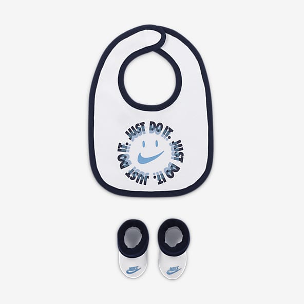 Nike Baby Bib and Booties Set