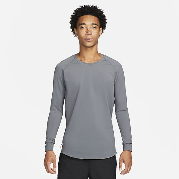 Grey Staying Dry Dri-FIT ADV Tops & T-Shirts. Nike GB