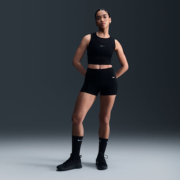 ACTINPUT Fietsbroek voor dames, met zakken, hoge taille, yogabroek, korte legging, ondoorzichtige sportbroek, hotpants, 03 wit, XXL