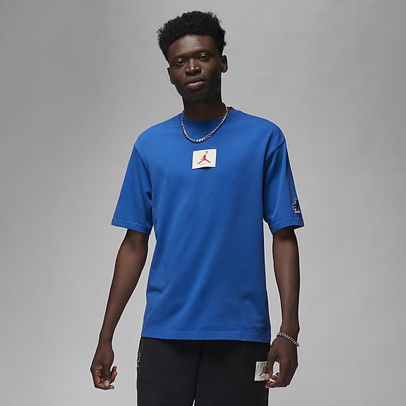 Jordan Blue Tops \u0026 T-Shirts. Nike IN
