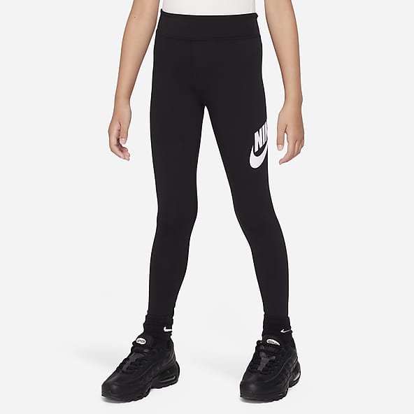Nike Air Essential Older Kids' (Girls') High-Waisted Flared Leggings. UK