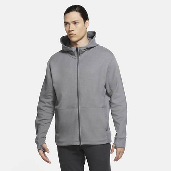 gray nike fleece hoodie