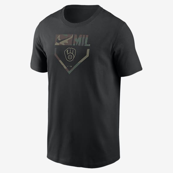 Milwaukee Brewers Camo Men's Nike MLB T-Shirt