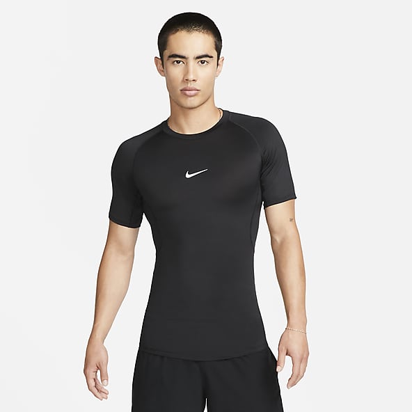 Nike Pro 2.0 Combat Core Short Sleeve Shirt - White/Cool Grey