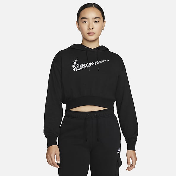 nike crop top long sleeve