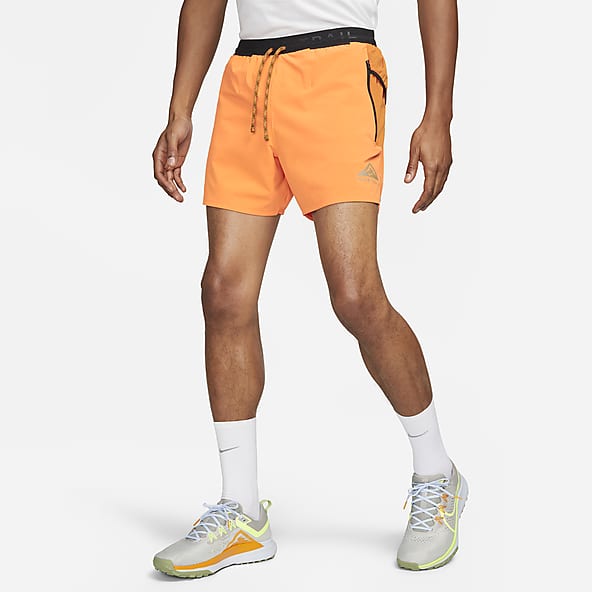 Mens Orange Upper-Thigh Length Shorts. Nike.com