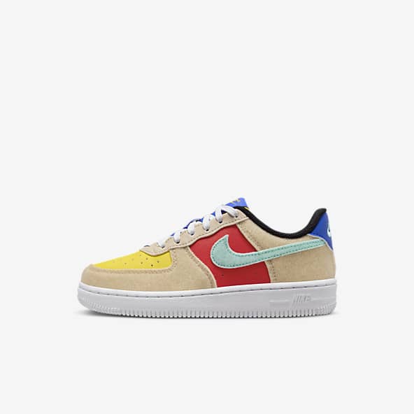 Nike Air Force 1 Low Pixel Grey Gold Chain