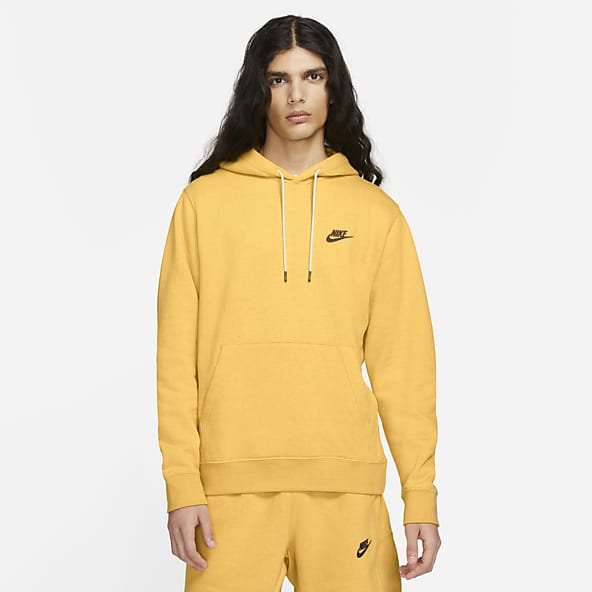 yellow and black nike jogging suit