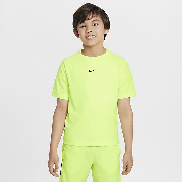 Boys lime green nike shirt cheap