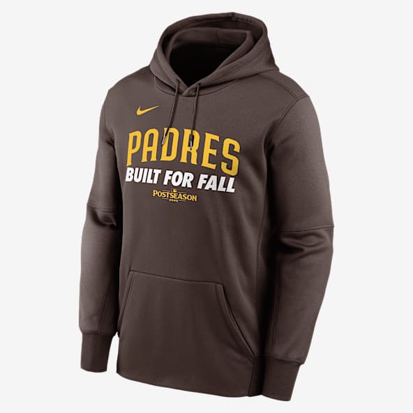San Diego Padres 2025 Postseason Authentic Collection Men’s Nike Therma MLB Pullover Hoodie
