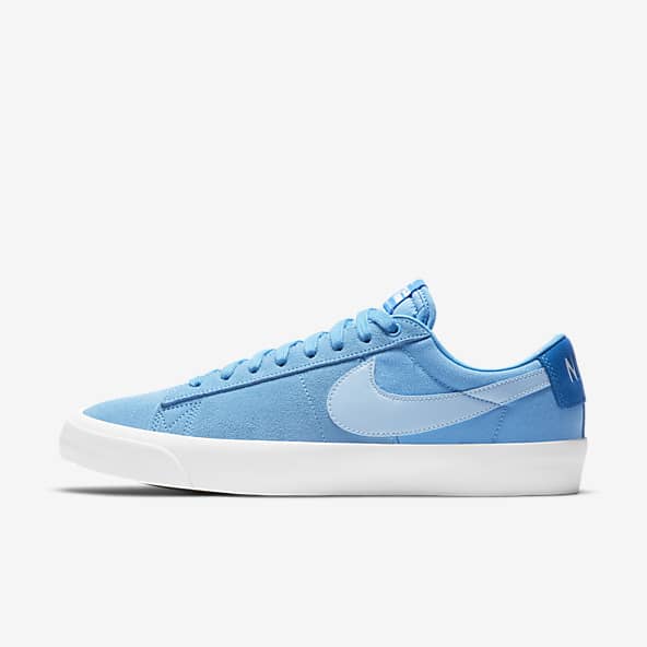 nike shoes all blue