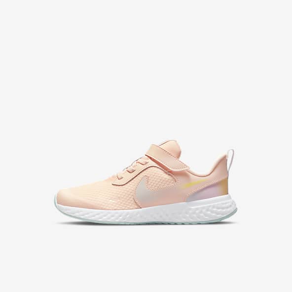 nike white pink and orange shoes