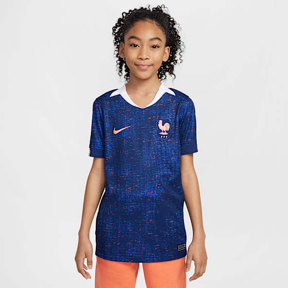 FFF 2025 Stadium Domicile (équipe féminine) Maillot de foot replica Nike Dri-FIT pour ado