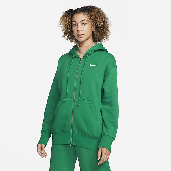 nike pullover hoodie green