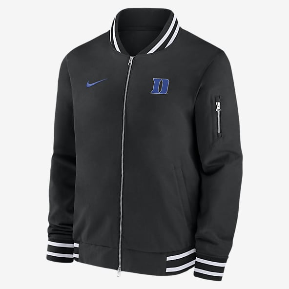 Duke Blue Devils Sideline Men's Nike College Full-Zip Bomber Jacket