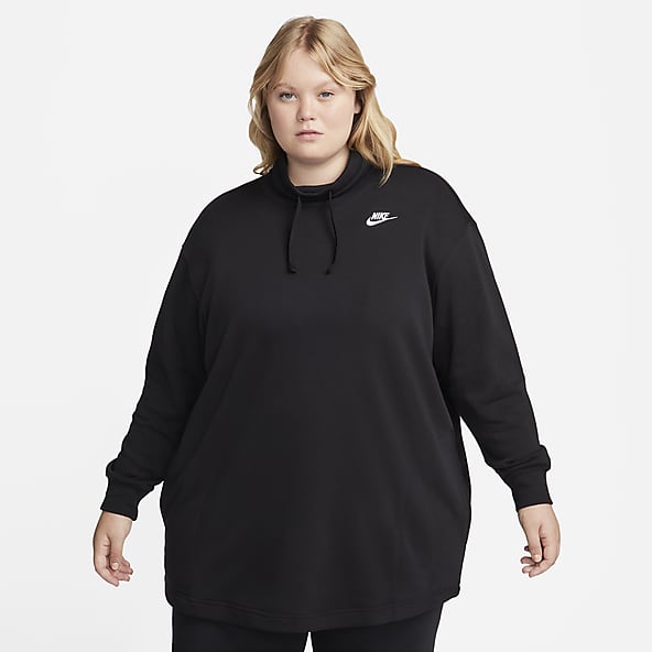 Women's Plus Size 2X Nike Essential Hoodie Sweatshirt Fleece Ivory