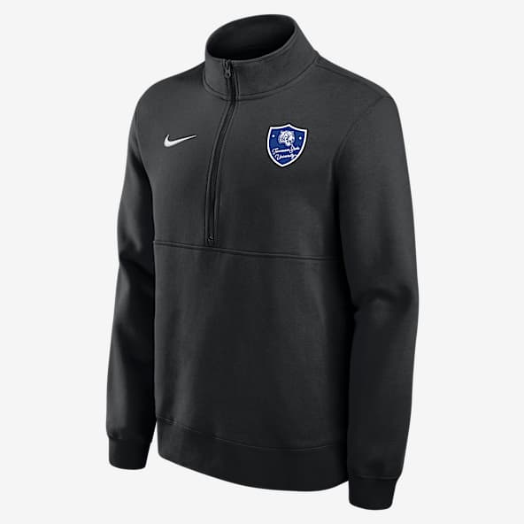 Nike College Club Fleece (Tennessee State University) Playera de cierre de 1/4 para hombre