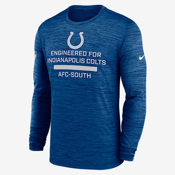 Indianapolis Colts Sideline Team Issue Velocity Men's Nike Dri-FIT NFL Long-Sleeve T-Shirt