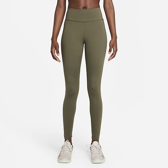 Green nike pro leggings clearance