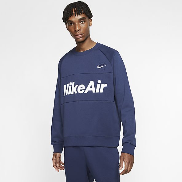 sweat shirt nike bleu