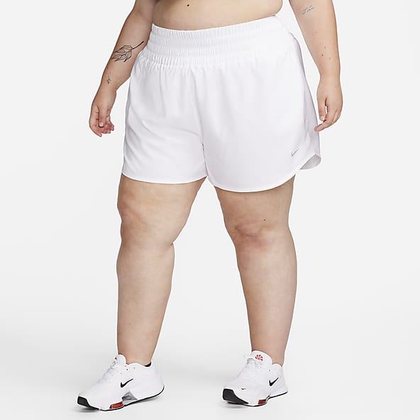 White nike cheap shorts womens
