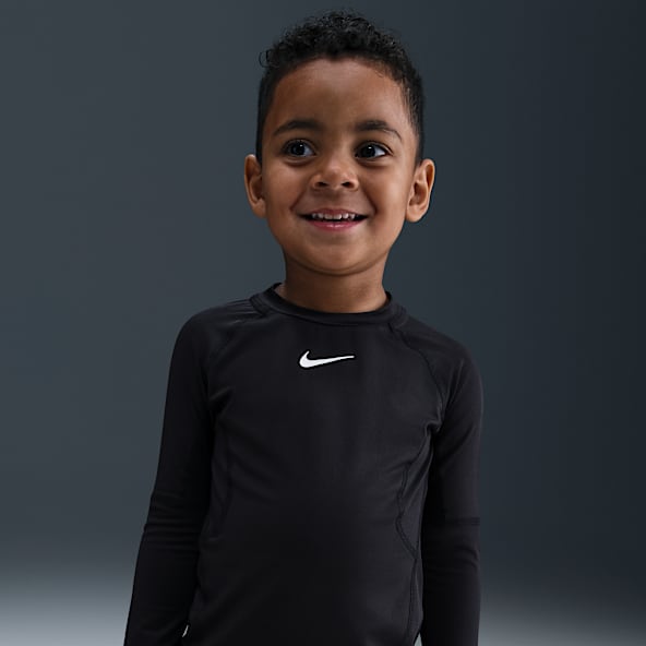Nike Pro Playera de manga larga Dri-FIT infantil