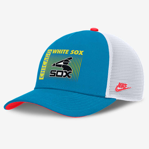 Chicago White Sox Neon 90s Rise Men's Nike Dri-FIT MLB Trucker Adjustable Hat