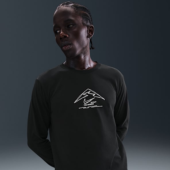 Nike Trail Playera de correr de manga larga Dri-FIT para hombre