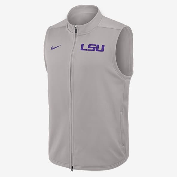 LSU Victory Men's Nike Therma-FIT College Full-Zip Vest