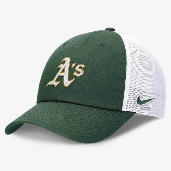 Oakland Athletics Evergreen Club Men's Nike MLB Trucker Adjustable Hat