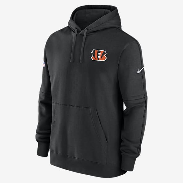 Men's Nike Black Cincinnati Bengals Primary Logo Performance Pullover Hoodie