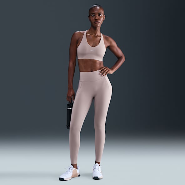 Nike Universa Women's High-Waisted 7/8 Leggings with No Front Seam
