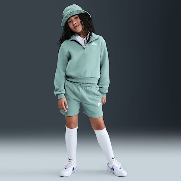 Nike Sportswear Club Fleece Fransız Havlu Kumaşı 13 cm Genç Çocuk (Kız) Şortu