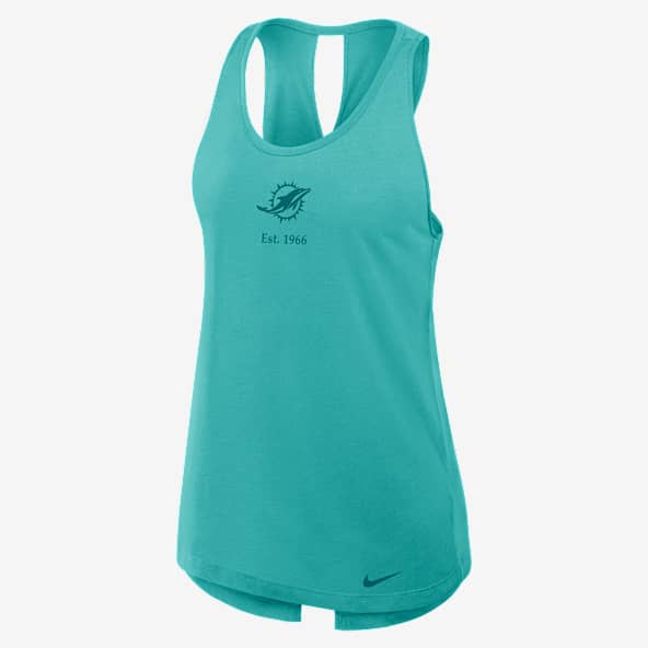Miami Dolphins Established Women's Nike Dri-FIT NFL Tank Top