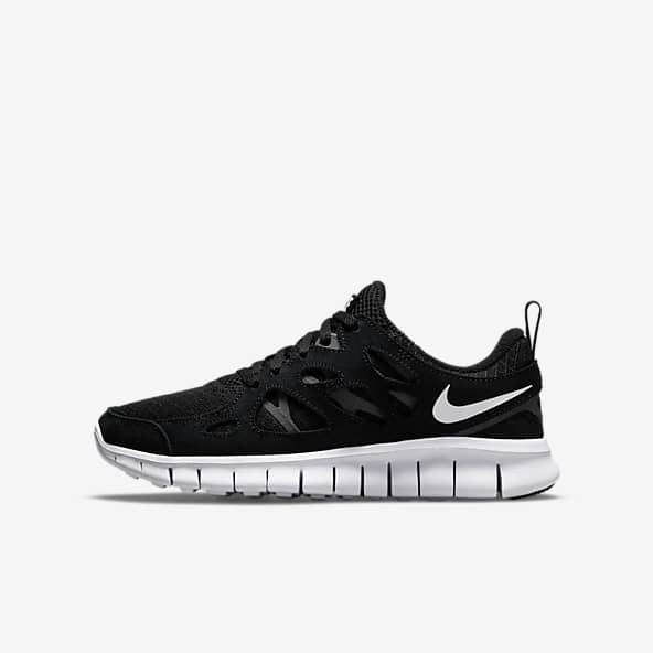 Buy Nike Boys Black Red Free RN GS Running Shoes Sports Shoes