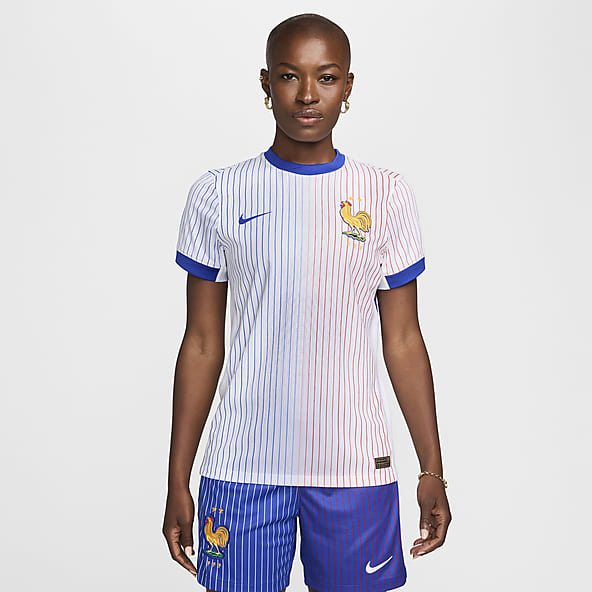 Segunda equipación Match FFF 2024/25 (Selección masculina) Camiseta de fútbol Authentic Nike Dri-FIT ADV - Mujer