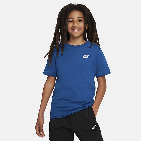 Nike sales blauw shirt