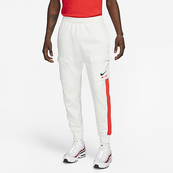 White nike sweat pants 2025