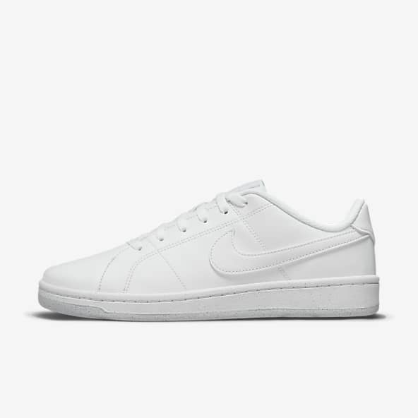 Nike cheap white flats