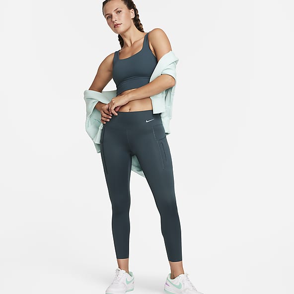 Dámské legíny Nike Go s plnou délkou, středně vysokým pasem