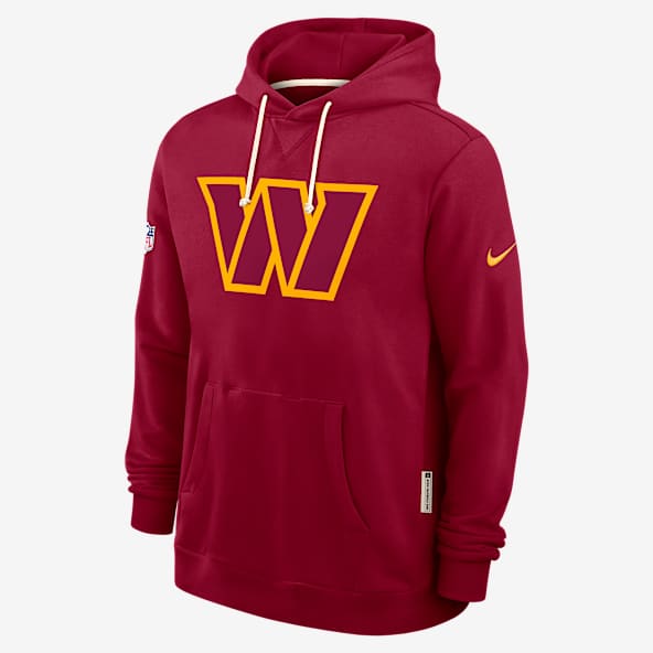 Washington Commanders Initial Home Sideline Men's Nike Dri-FIT NFL Pullover Hoodie