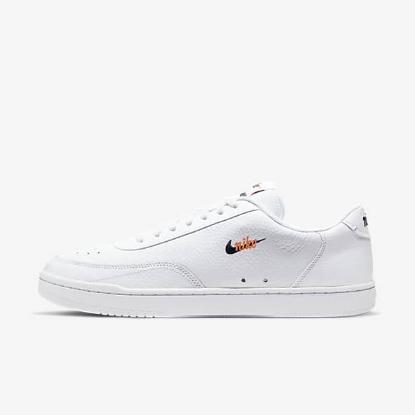 White Leather Shoes. Nike CA