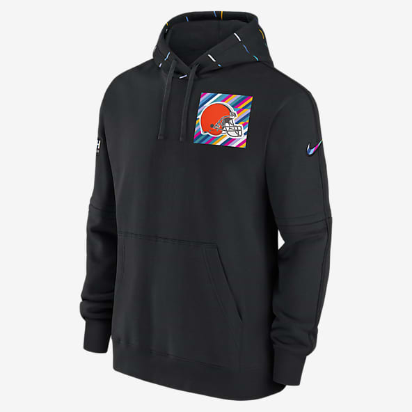 Cleveland Browns Sideline Club Men's Nike NFL Full-Zip Hoodie.