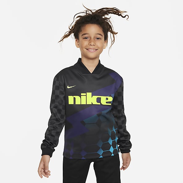 Buy Nike Black Little Kids Long Sleeved Top and Dri-FIT Leggings