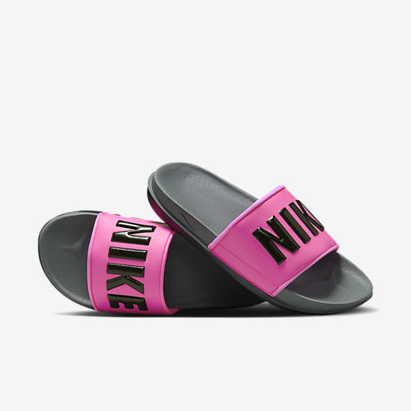 hot pink nike sandals