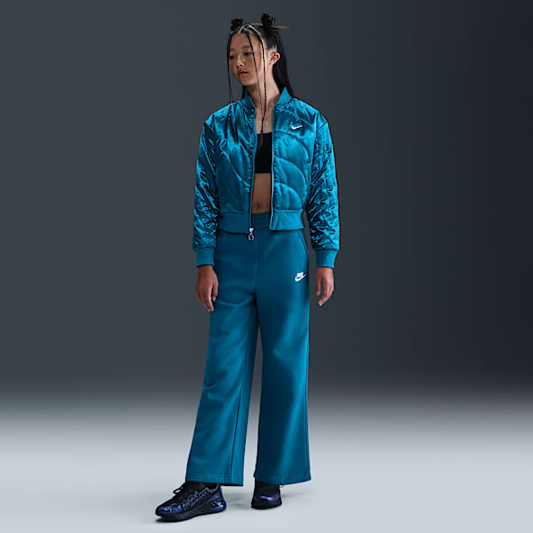 Nike Sportswear Club Fleece Girls' Wide-Leg Pants
